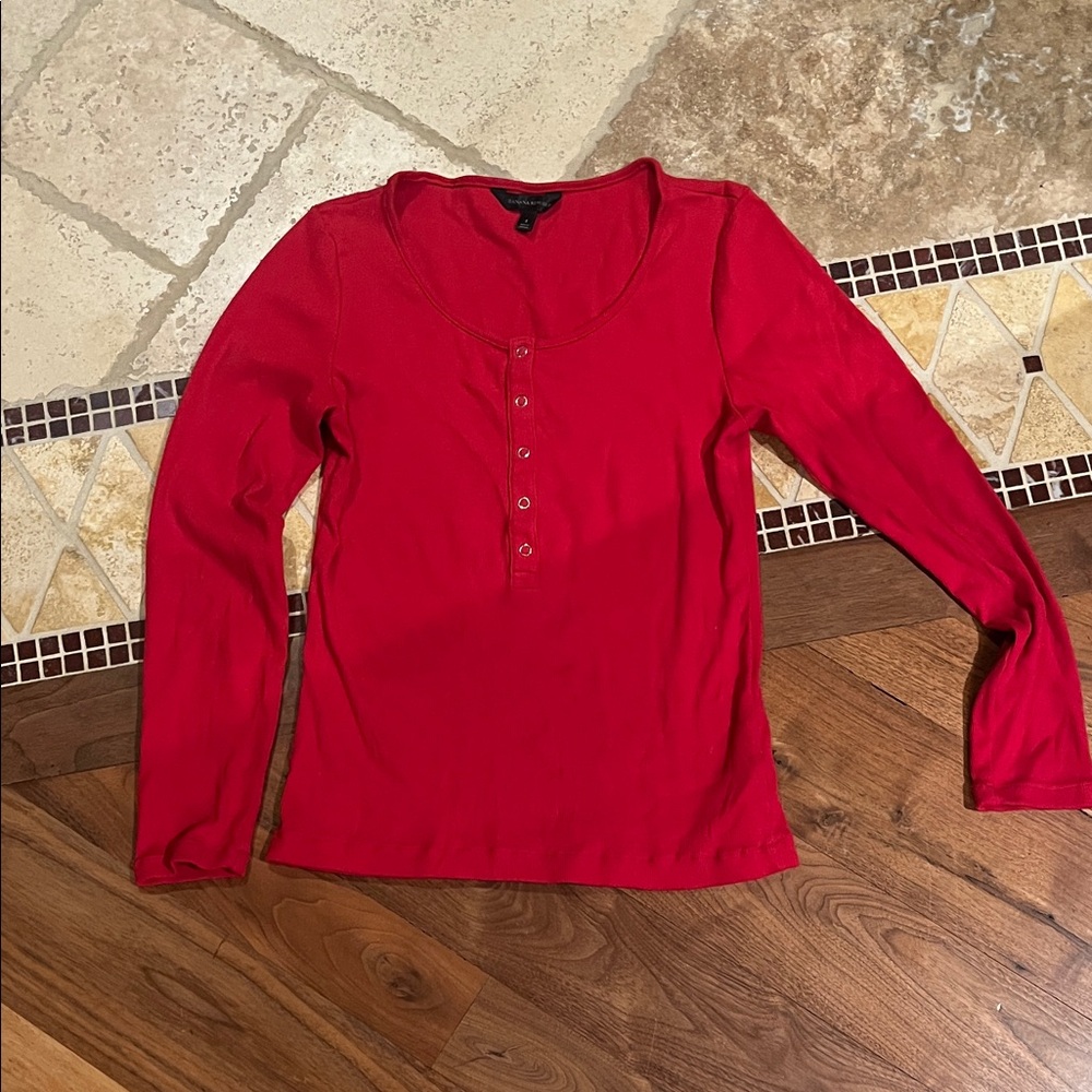 Banana republic cotton Henley size small